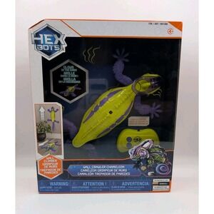 Hex Bots Remote Control Wall Crawler/Climber Glows In The Dark Chameleon NIB